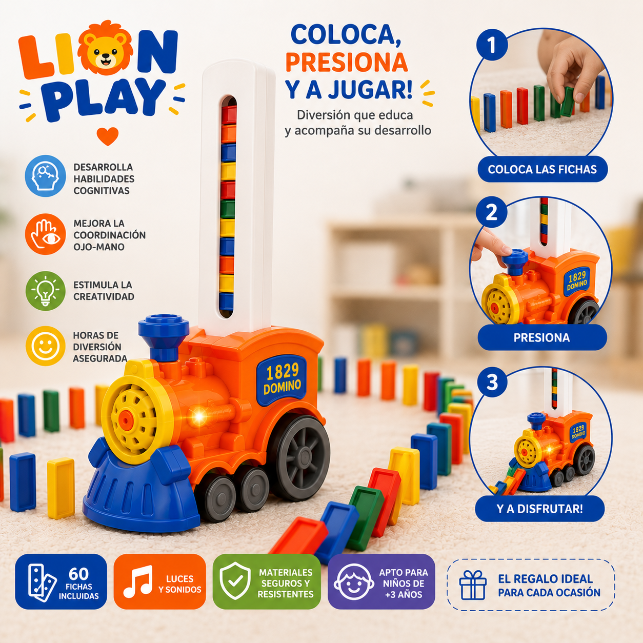 MAGIC TRAIN : Construí, Jugá y Despierta la Creatividad