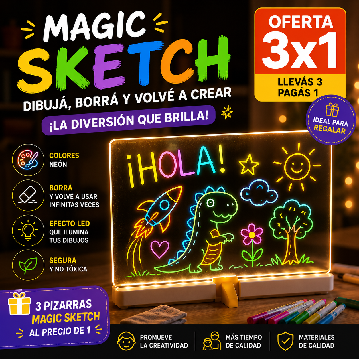 MAGIC SKETCH: 3X1