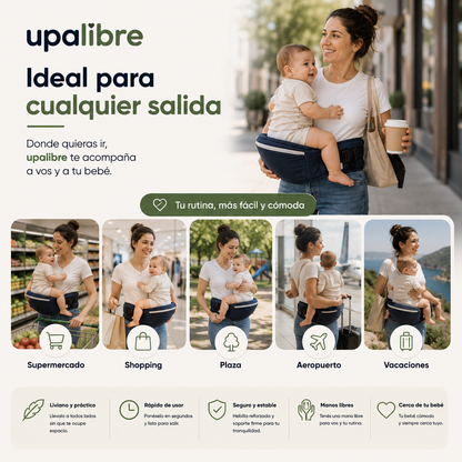 UPA LIBRE: Más comodidad para vos, más cercanía para tu bebé