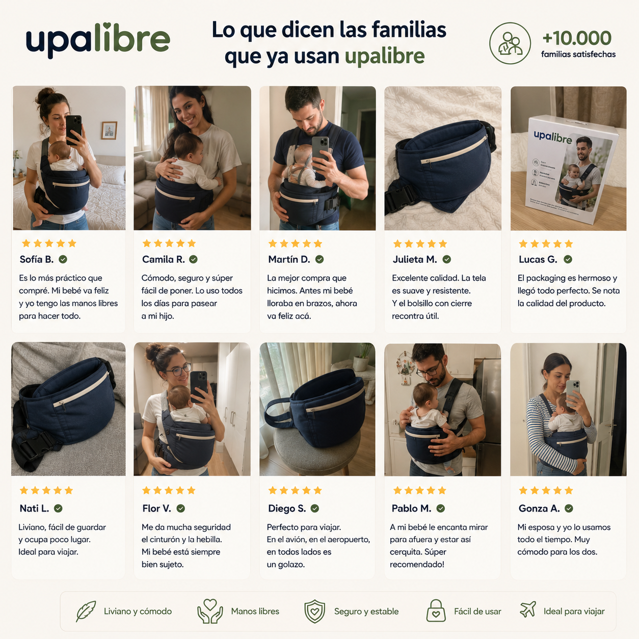 UPA LIBRE: Más comodidad para vos, más cercanía para tu bebé