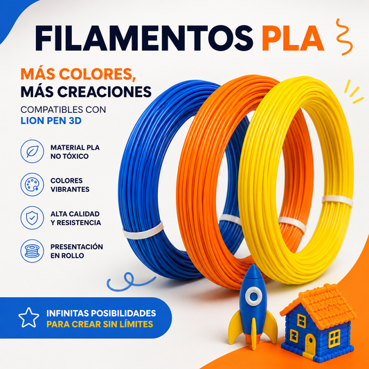 Filamentos 50mts: Agregalo para más creatividad
