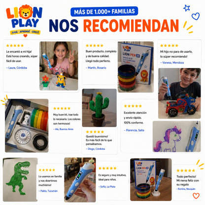 LION PEN 3D: 2x1 La creatividad cobra vida en 3D.